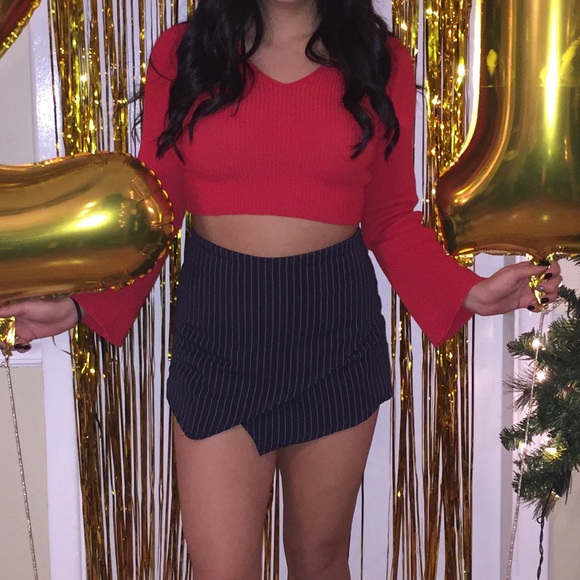 Black and white striped skort blue crush brand - Picture 4 of 4